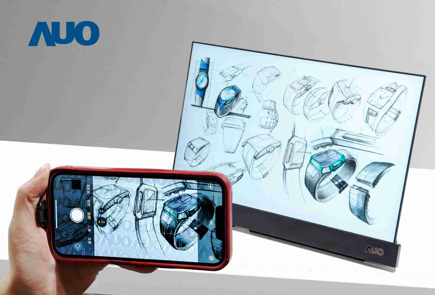 尊龙集团16吋防窥显示器，，，，采用人眼无法察觉、、、相机拍摄时才显现的隐藏式水印技术，，未来可结合AI镜头侦测周围环境，，，，实时开启或关闭水印，，大幅提升在公共场域使用显示器的安全性