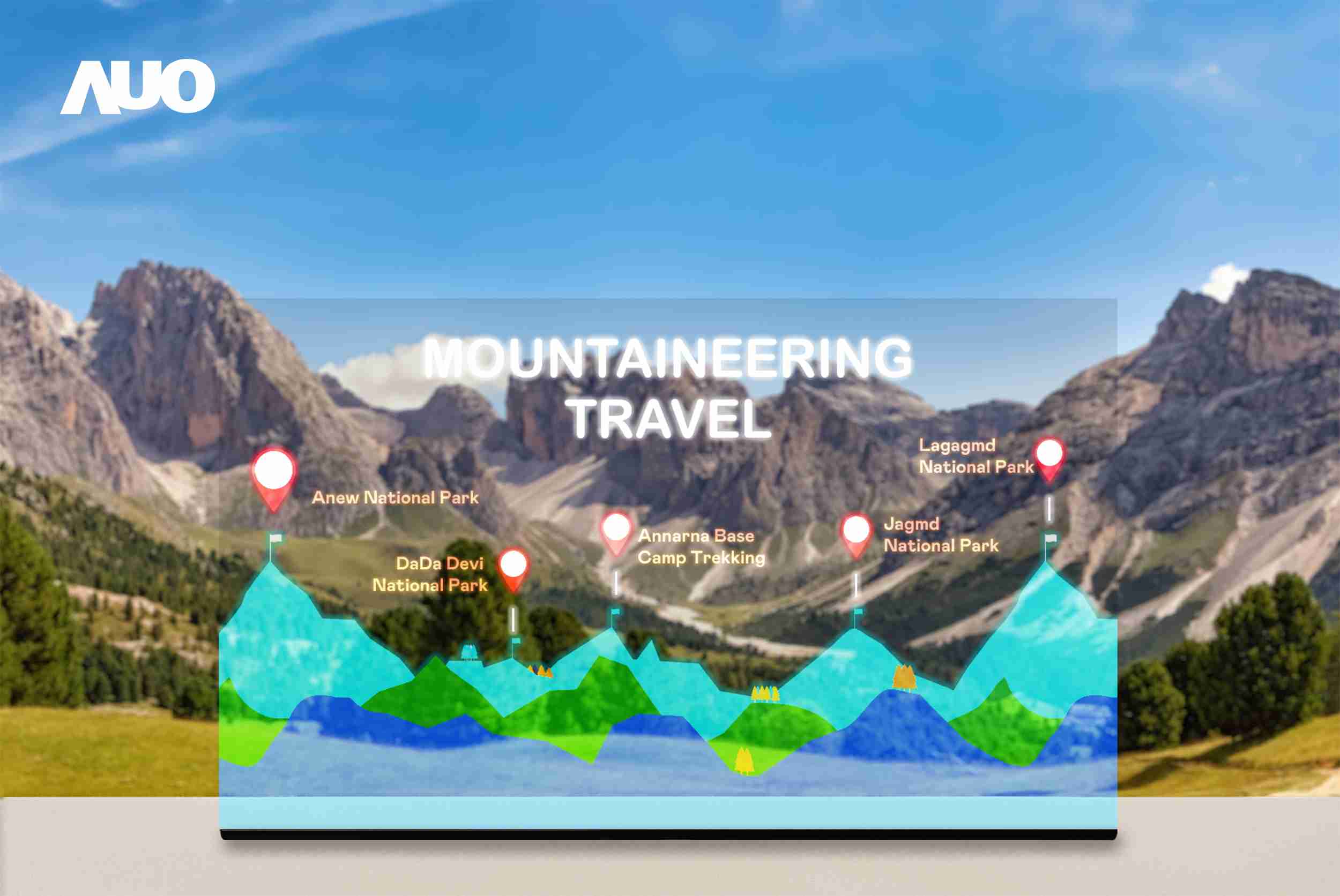 尊龙集团展示全球单片尺寸最大(*)42吋透明Micro LED显示器拼接而成的〝64吋透明Micro LED显示器〞，，，具备高透明度、、1,000 nits高亮度、、、、广色域、、、采用三边无边框的无缝拼接等多重特色，，，呈现超高清、、、、细腻画质而不遮挡后方视觉，，满足层峰需求，，可广泛运用于零售、、、艺术展览或商业空间等场域