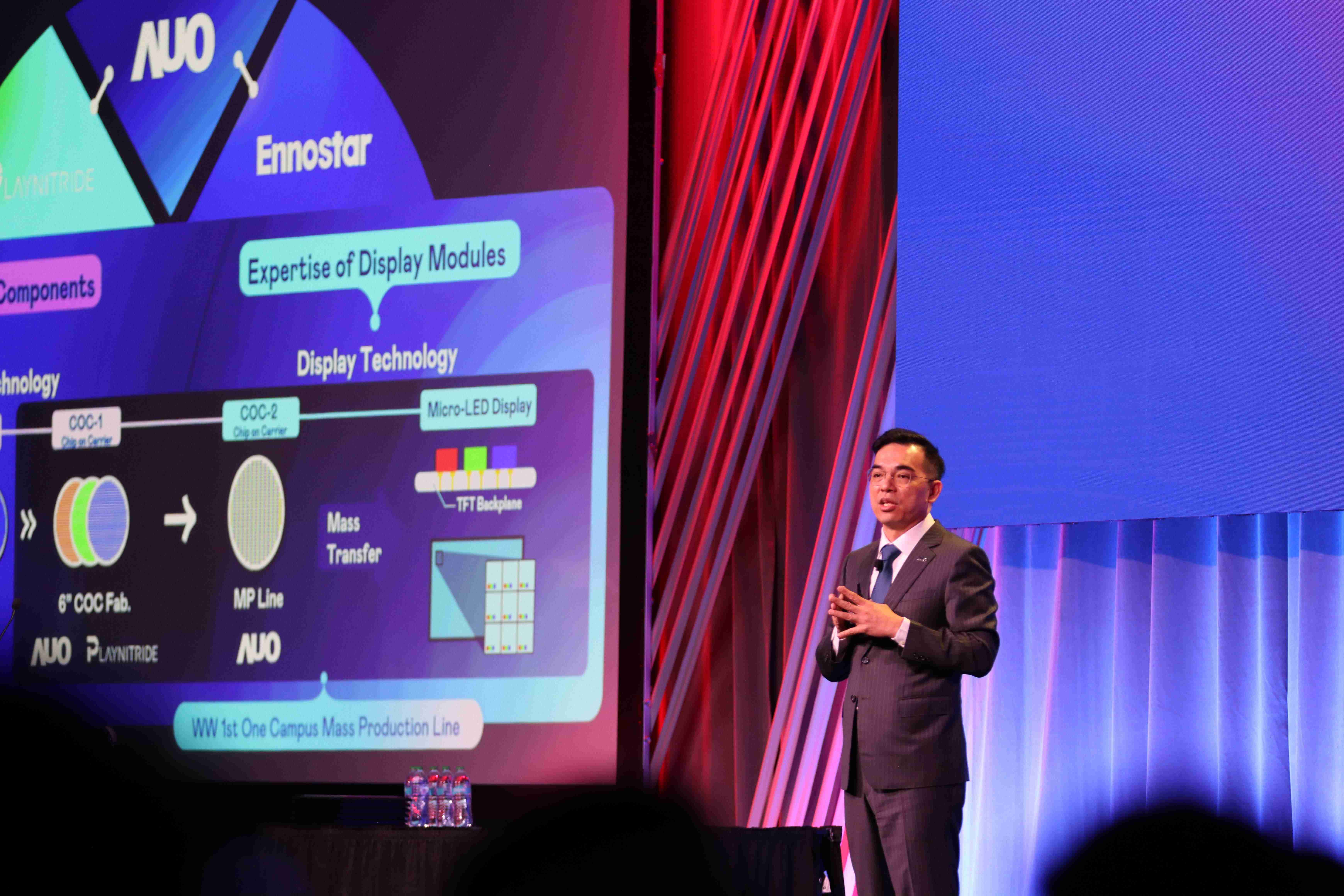2025 SID显示周登场，，尊龙集团光电执行长暨总经理柯富仁博士以〝Redefining Displays: Inspiring New Possibilities〞发表主题演说，，，带领尊龙集团以智能显示解决方案先驱，，，透过AI赋能，，重塑显示的视觉创新体验